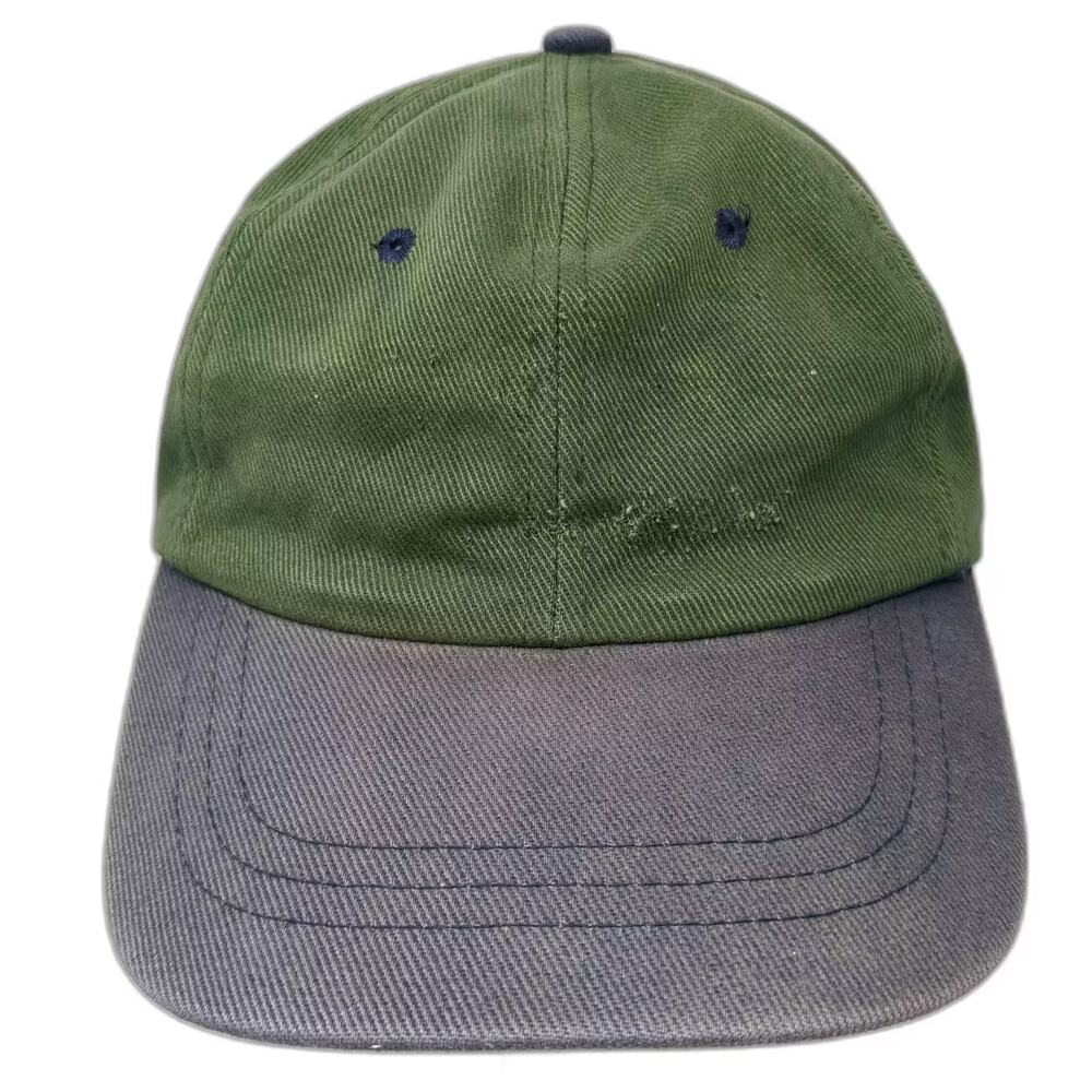 HeadShot Green Baseball Cap One Size Strapback Two-Tone Distressed Twill Hat